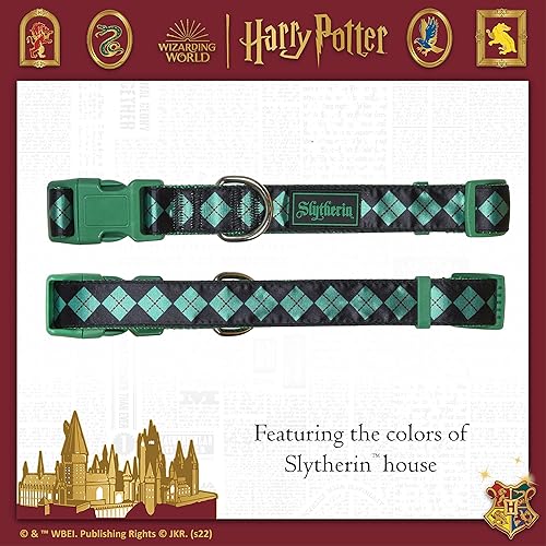 Miniatura 3 de Harry Potter Collar de perro Slytherin en tamaño extra grande  Ropa y accesorios extra grandes para casas de Hogwarts