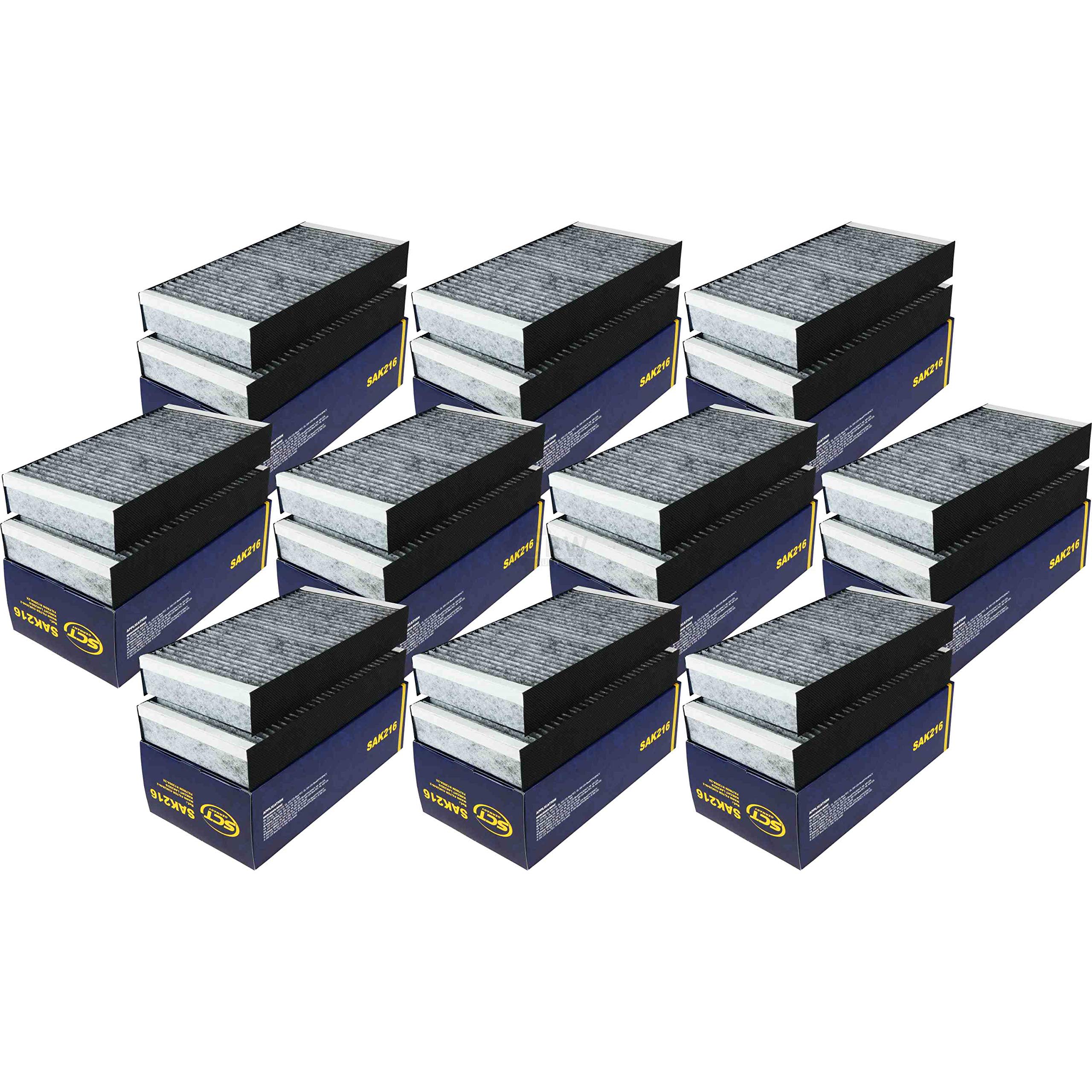 Set 85582248 SAK 216 10 filtros originales SCT para habitáculo, filtro de polen