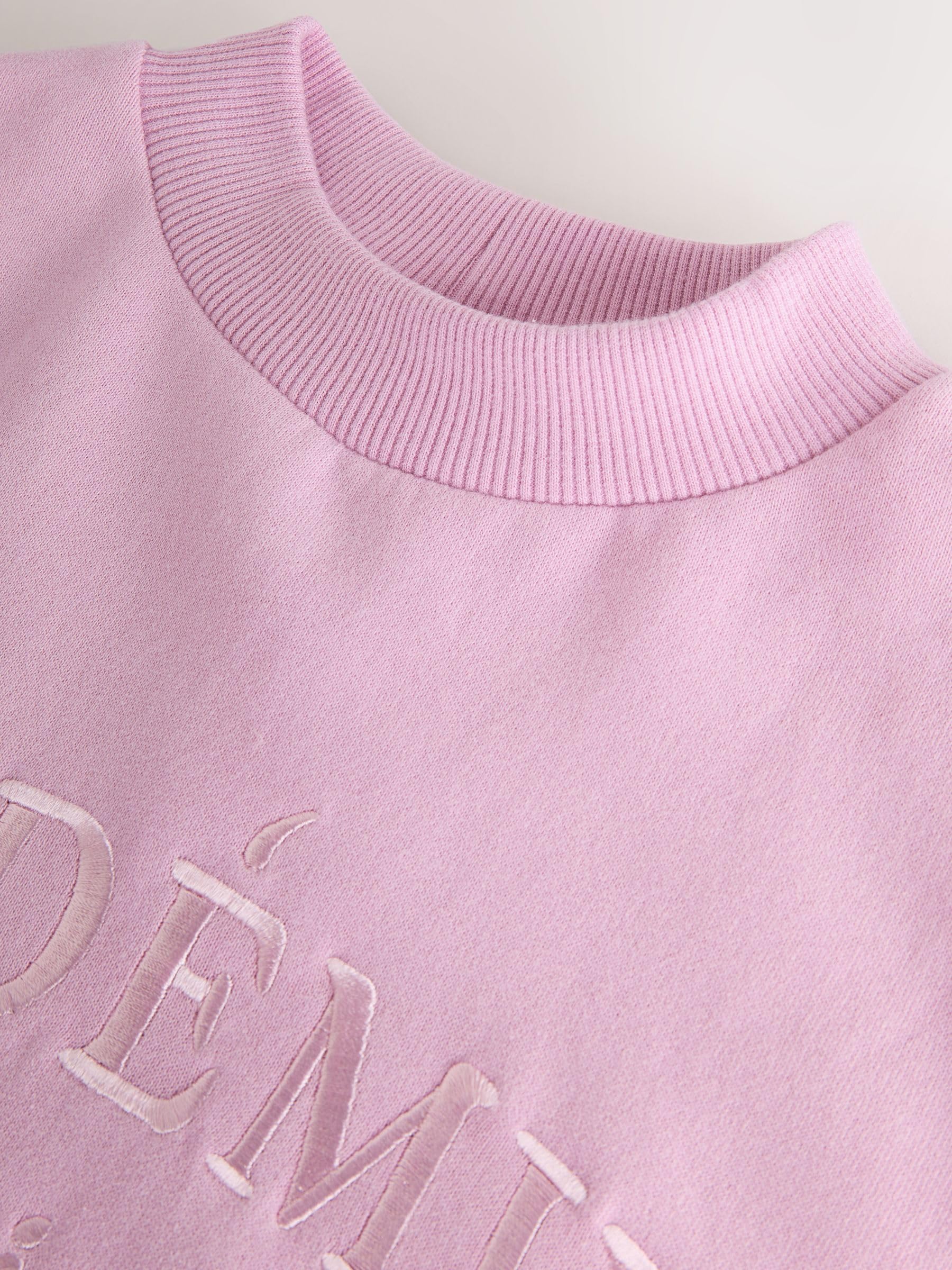 NEXT Fille Ensemble sweat et pantalon de jogging large