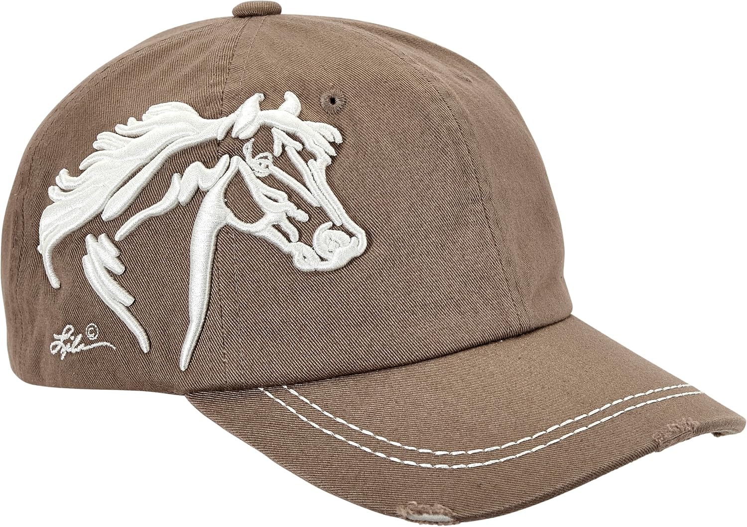 AWST Int'l Lila 3D Horse Head Cap