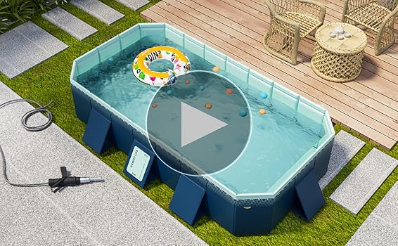 【匿名配送】Swimming Pool Amazon.com: Foldable Non-Inflatable Swimming Pool, Portable