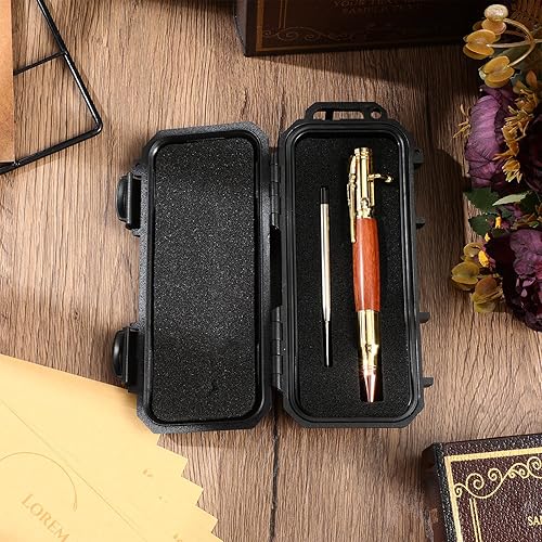 Miniatura 20 de Crtiin Bolt Action - Bolígrafo de acción con caja de regalo, bolígrafo táctico sólido para amantes de las armas con recambios de tinta negra