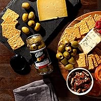 Vista 7 de Collins Aceitunas rellenas de pimiento - Aceitunas de cóctel gourmet - Aceitunas de reina españolas con pimienta de pimiento, cóctel de Martini