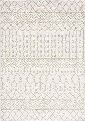 Miniatura 82 de SAFAVIEH - Alfombra de la colección Tulum, modelo TUL270C, diseño marroquí bohemio desgastado, no suelta pelusa y fácil de limpiar, ideal para sala