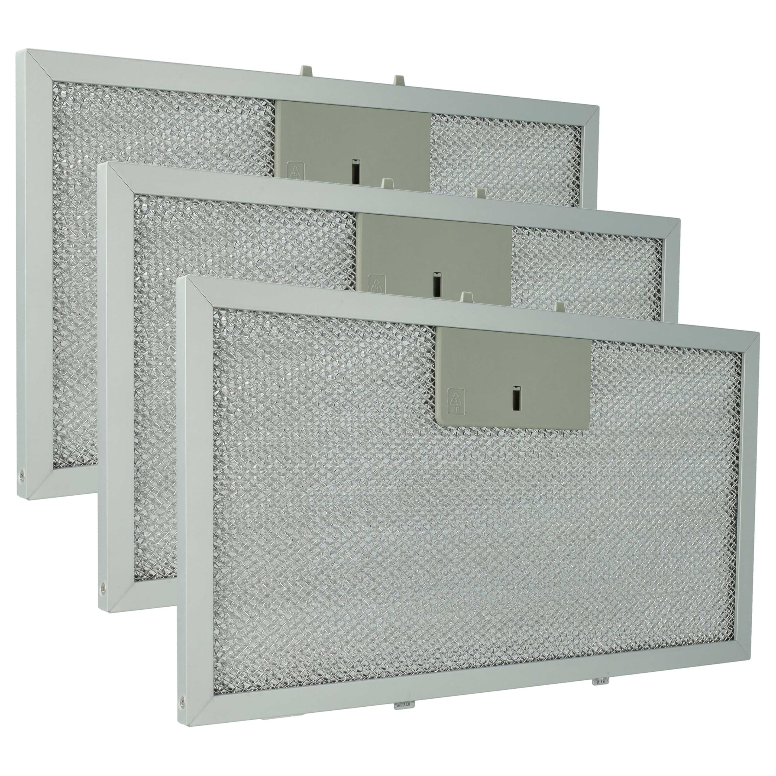 vhbw 3x filtro anti-grasso sostituisce Klarstein 10034874 per cappa da cucina, alluminio