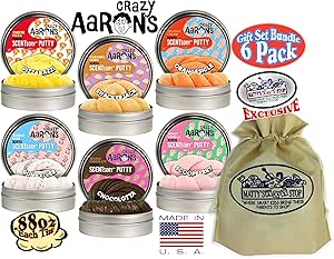 Amazon.com: Crazy Aaron's Putty SCENTSory Tins Deluxe Gift Set Bundle ...