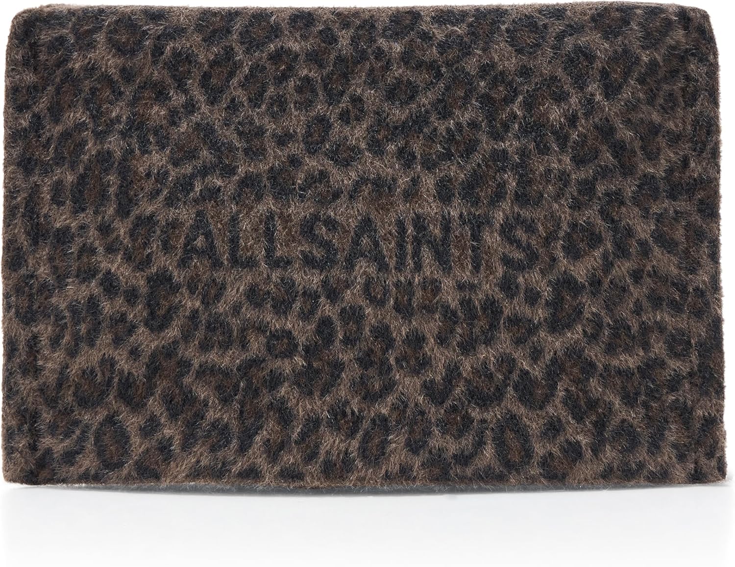 AllSaints Izzy Leopard Clutch Leopard Brown W370XD One Size