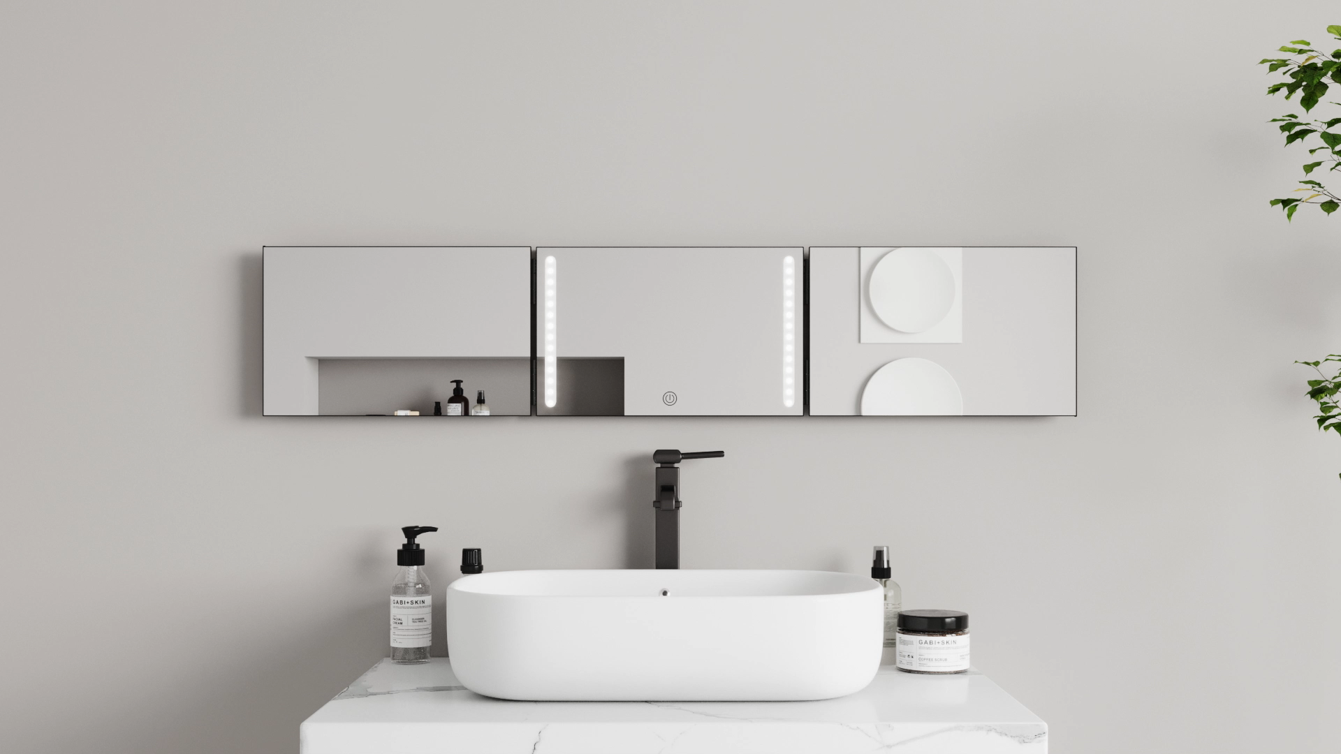 Espejo Dripex 3 Vías con Luz Led, Ajustable miniatura 7