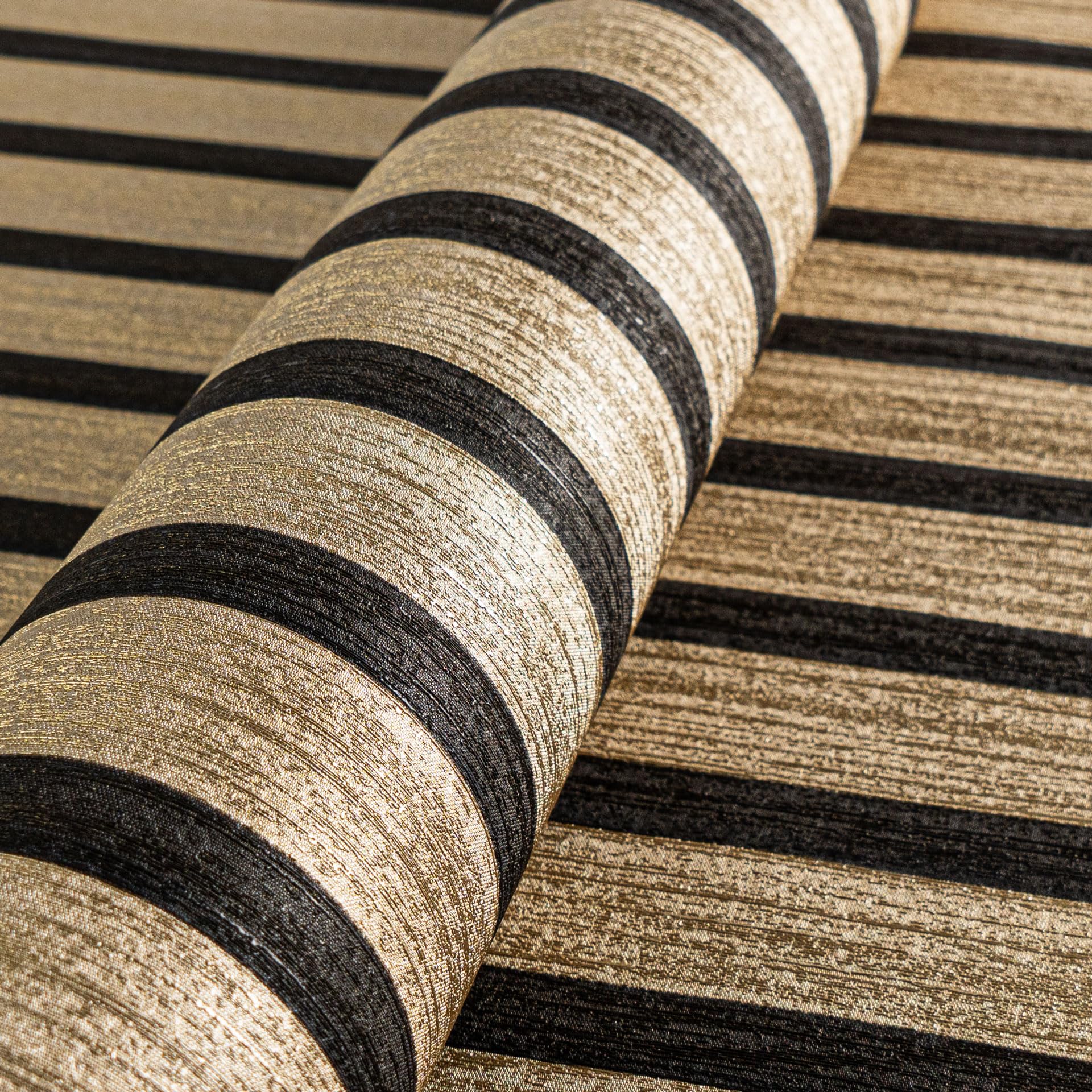 Papier Peint Intissé éco Texture Lambris Beige - 53 Cm X 10,05 M - Origin Wallcoverings | Leroy