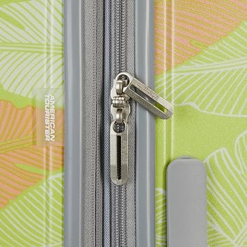 American Tourister Moonlight Hardside Expandable Luggage with Spinner Wheels, Palm, Carry-On 20-Inch