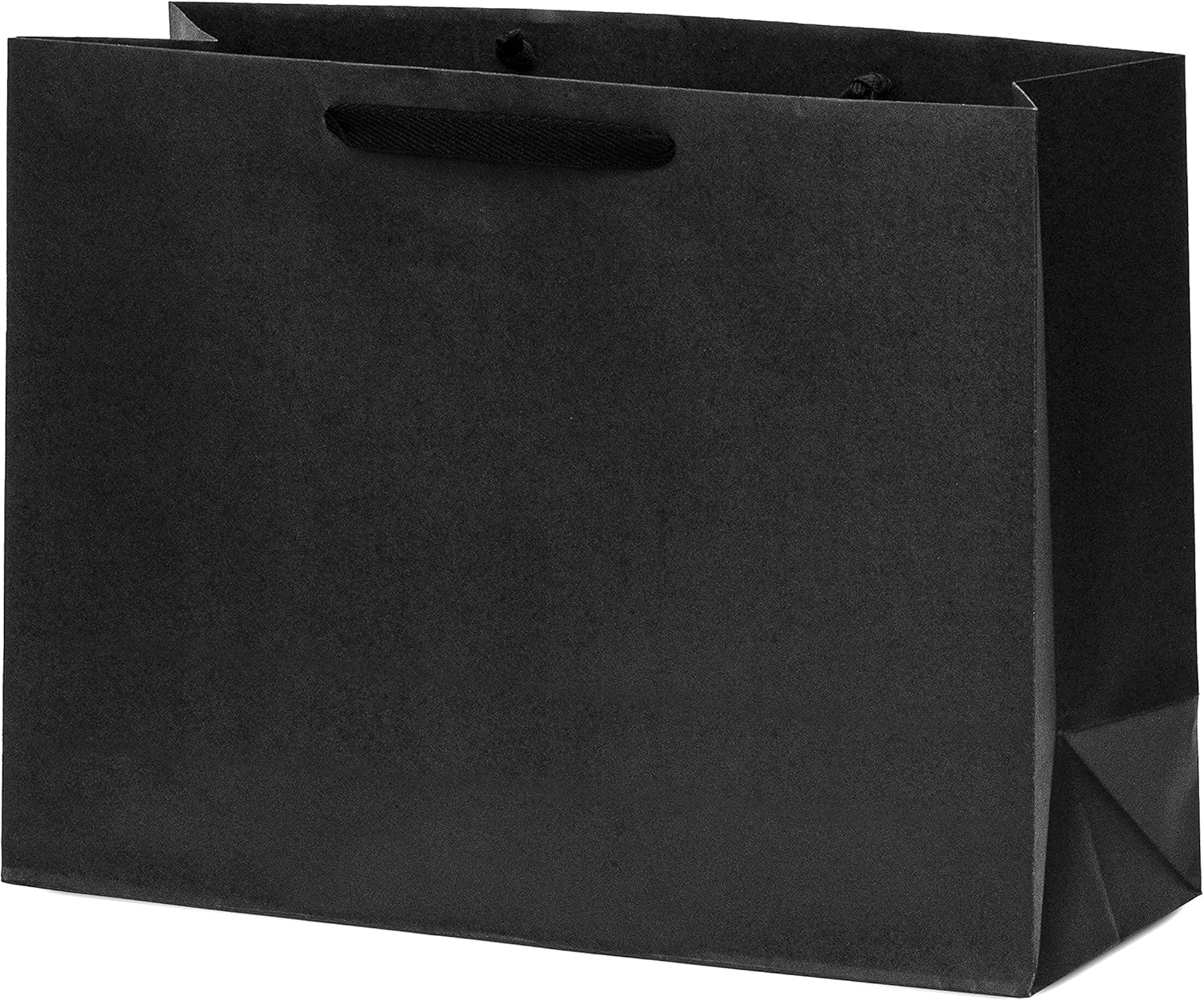 Prime Line Packaging Black Gift Bags, Kraft Paper Bags with Handles for Shopping, Small Business, Boutiques, Custom Retail, Merchandise Bulk, 16x6x12, 50 Pack - Image 5