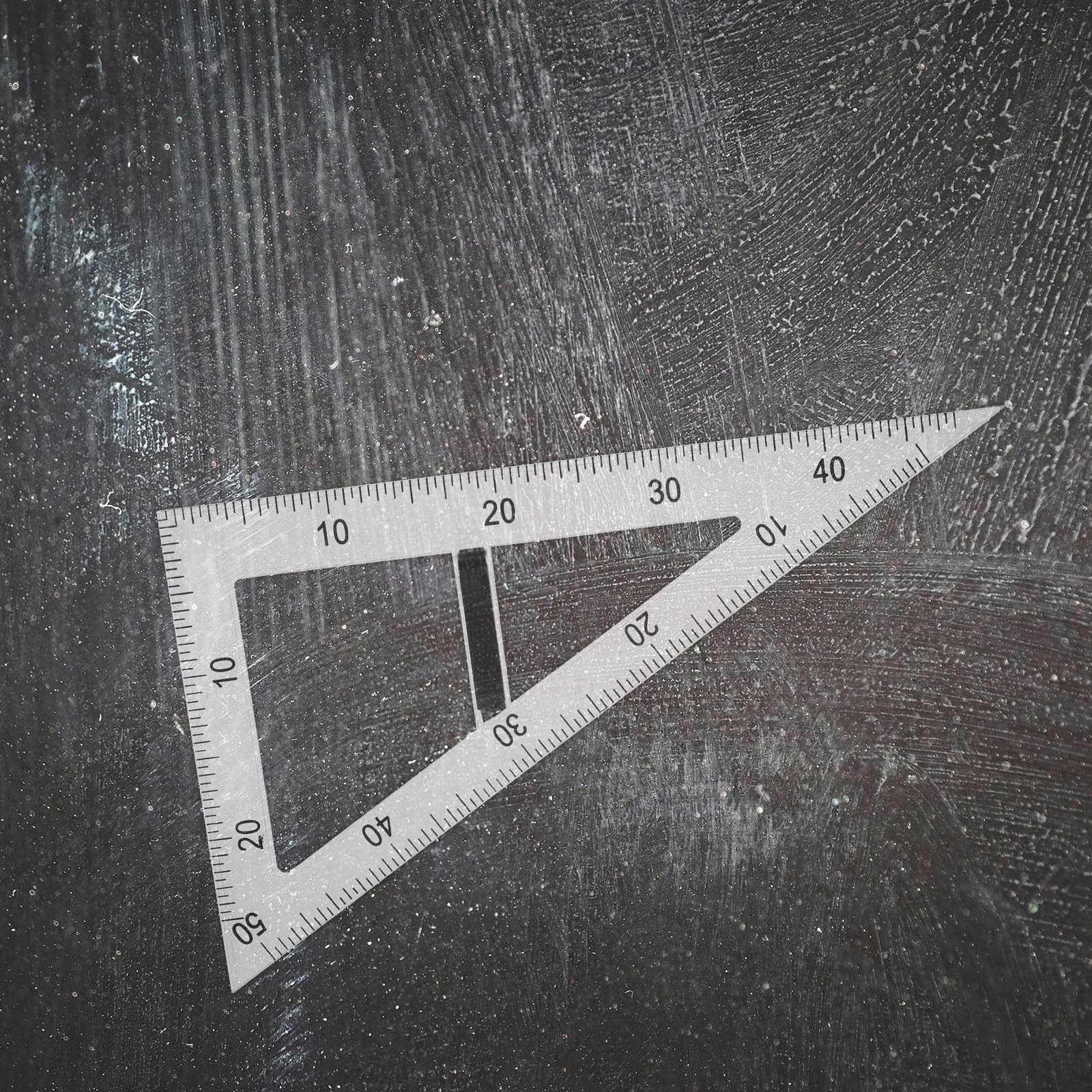 Magnetisches Dreieckslineal aus Abs Kunststoff für Mathematik und Physik mit Transparentem Material und Vielseitigen Zeichenfunktionen im Unterricht