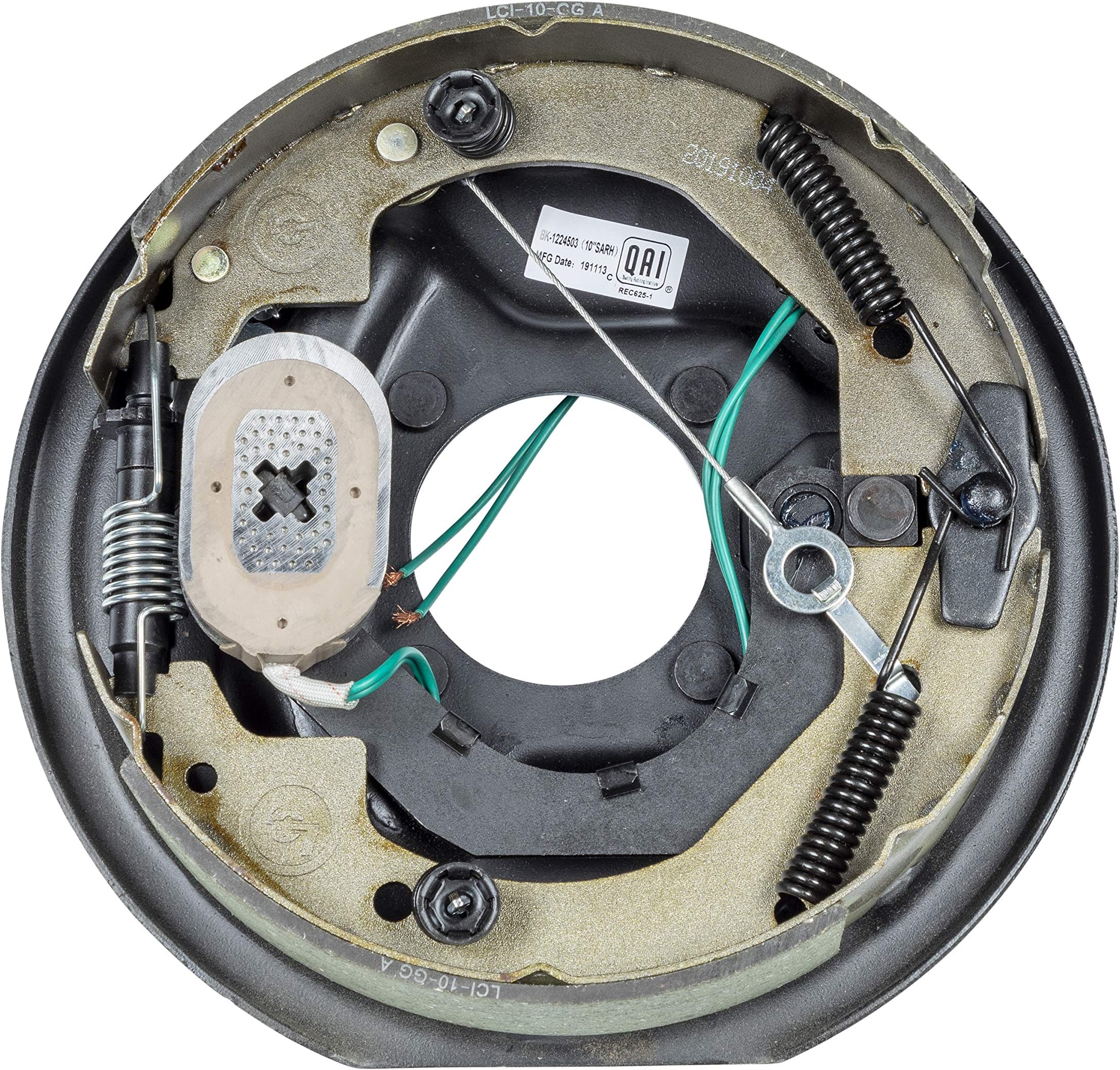 Lippert Forward Self-Adjusting Replacement Brake Assembly for RVs, Right Side, 10" x 2.5", 3,500 lbs. Capacity, for 13", 14", 14.5", 15" Wheels - 296650