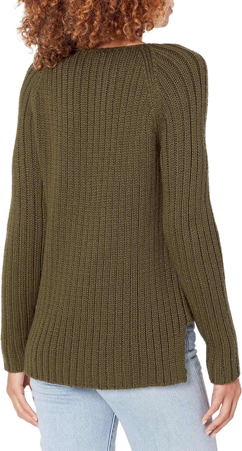 Rent The Runway Pre-Loved Olive Cable Knit Sweater - Image 2