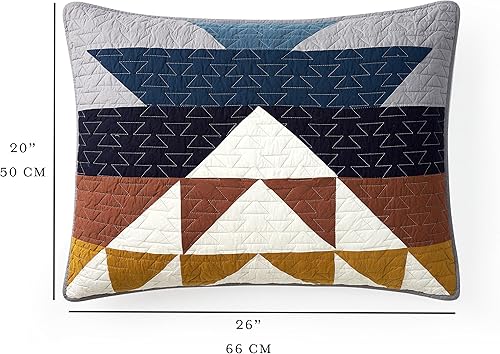 Miniatura 6 de PENDLETON 29271 Explorer - Juego de edredón de algodón suave, rústico, lavable a máquina, juego de colcha de lujo, acogedor y ligero, juego de