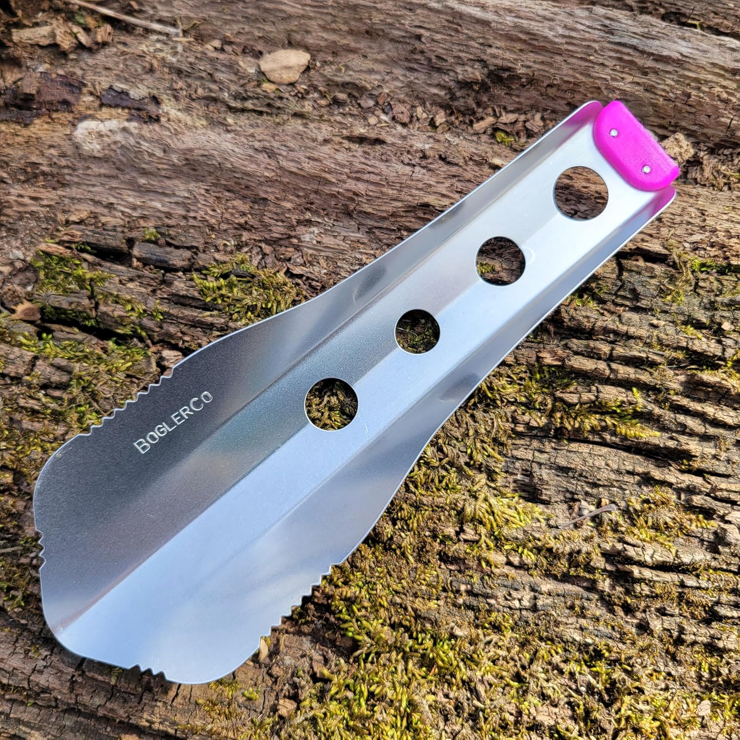 Ultralight Backpacking Trowel, 0.48 oz (13.5g) Purple - Image 7