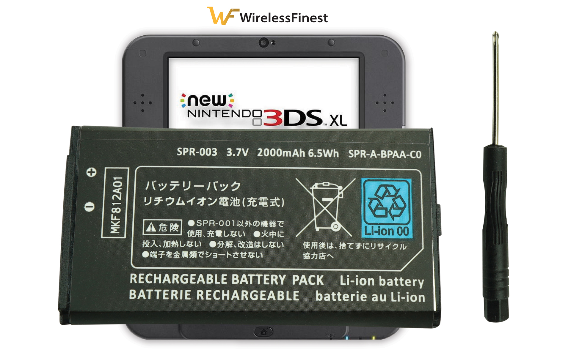 Back Cover Nintendo 3ds Xl Replacement Battery Nintendo 3ds