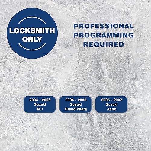 Miniatura 3 de KeylessOption Llavero remoto de entrada sin llave para Suzuki Grand Vitara 2004-2005, 2004-2006 XL-7, 2005-2007 Aerio OUCG8D-246S-A (paquete de 2)