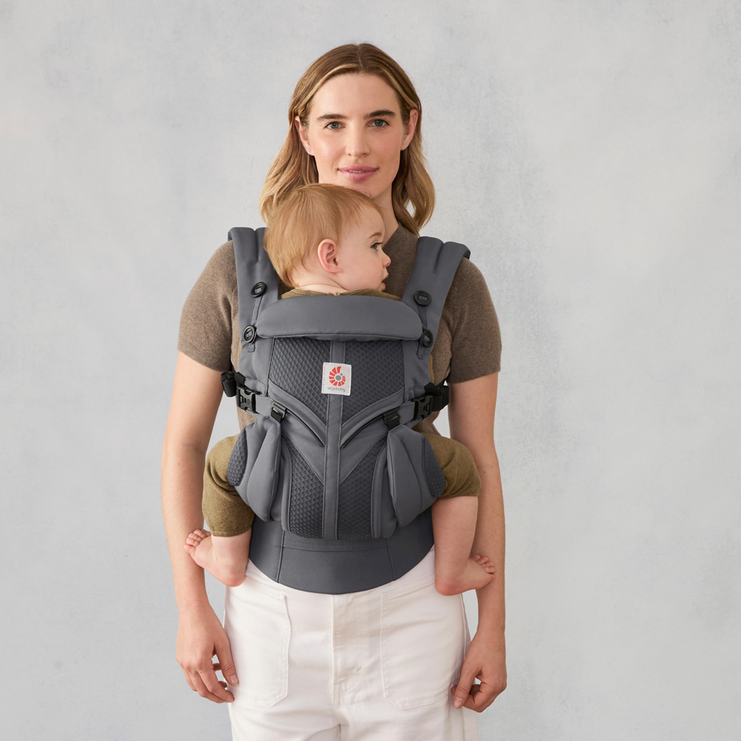Ergobaby Babytrage für Neugeborene ab Geburt, Baby Tragesystem Omni Classic Mesh, Baby-Tragetasch... Ansicht 3