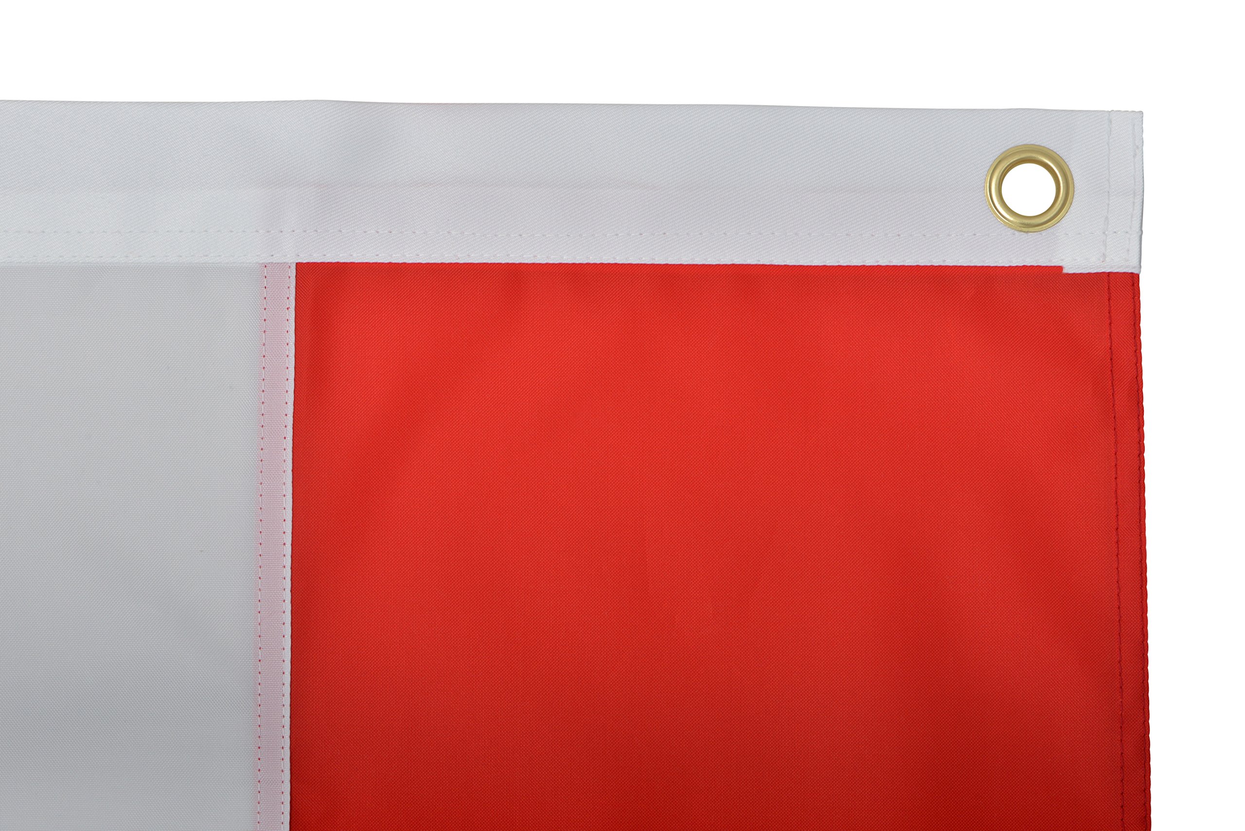 Flaga Libanu 9,5 cm x 1,5 m 210D Nylon Premium Haftowana flaga Libańska