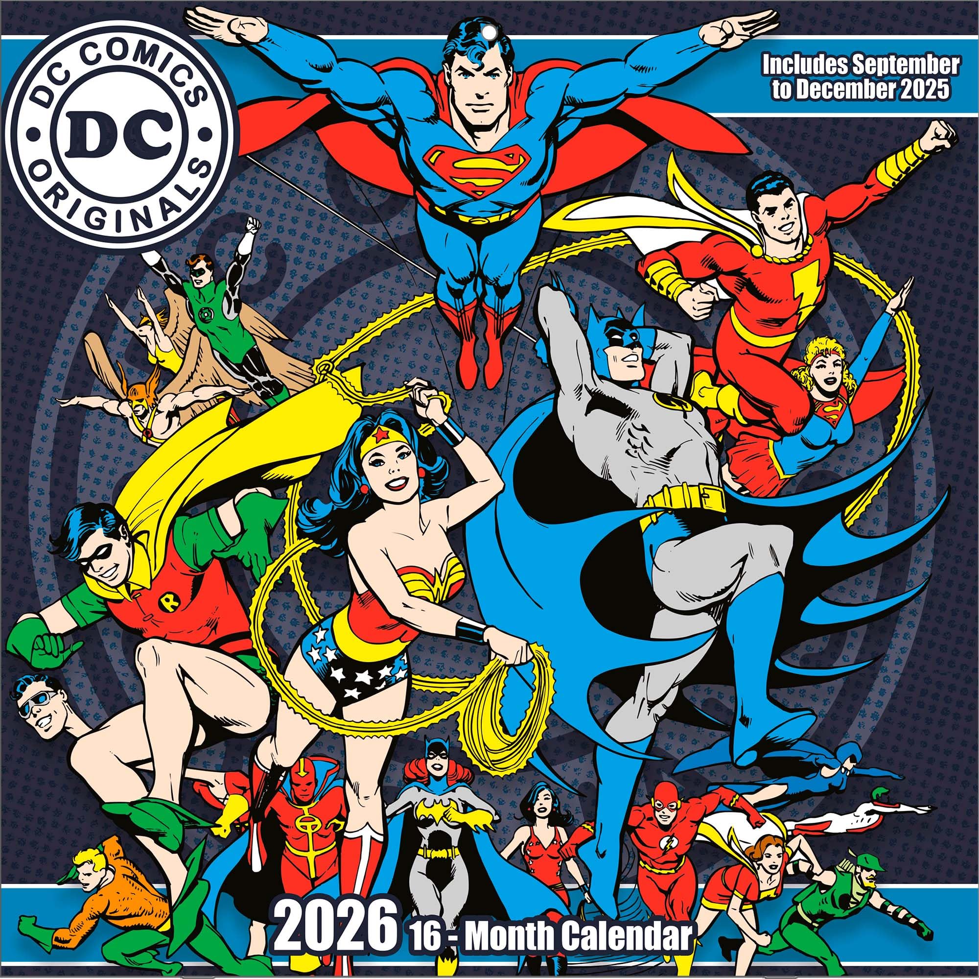 Dc Originals 2026 Square Calendar