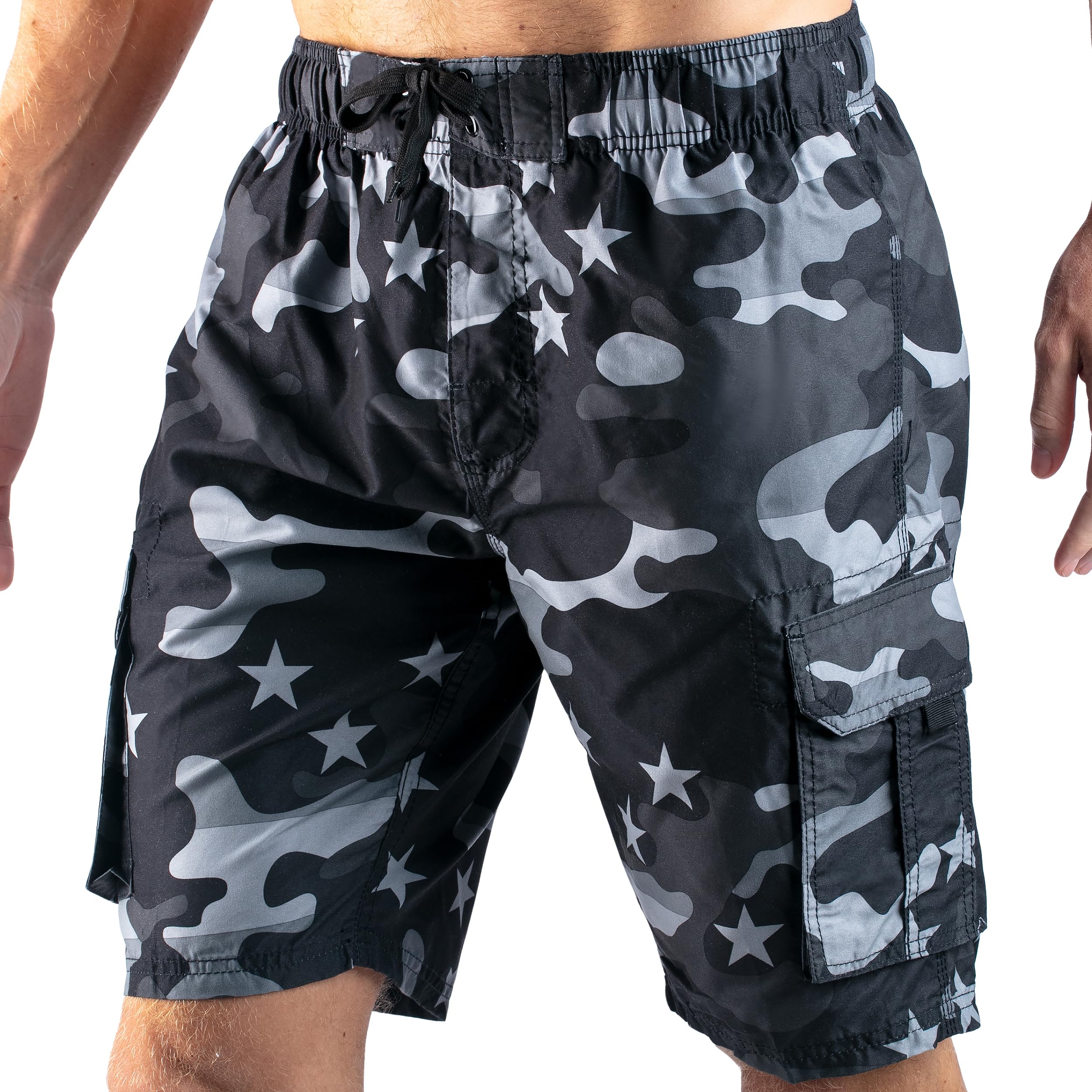 Kanu Surfmens Legacy Swim Trunks (Regular & Extended Sizes) Swim Trunks