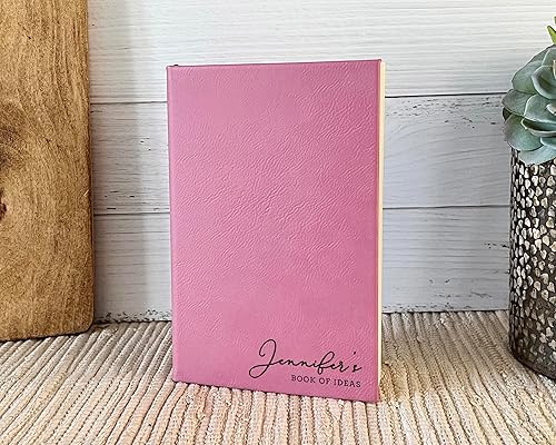 Vista 67 de Personalized Leather Journal for Her With Name Engraved Premium Quality Custom Journals & Leather Notebooks, Diary, Work Notebook Perfect Gift