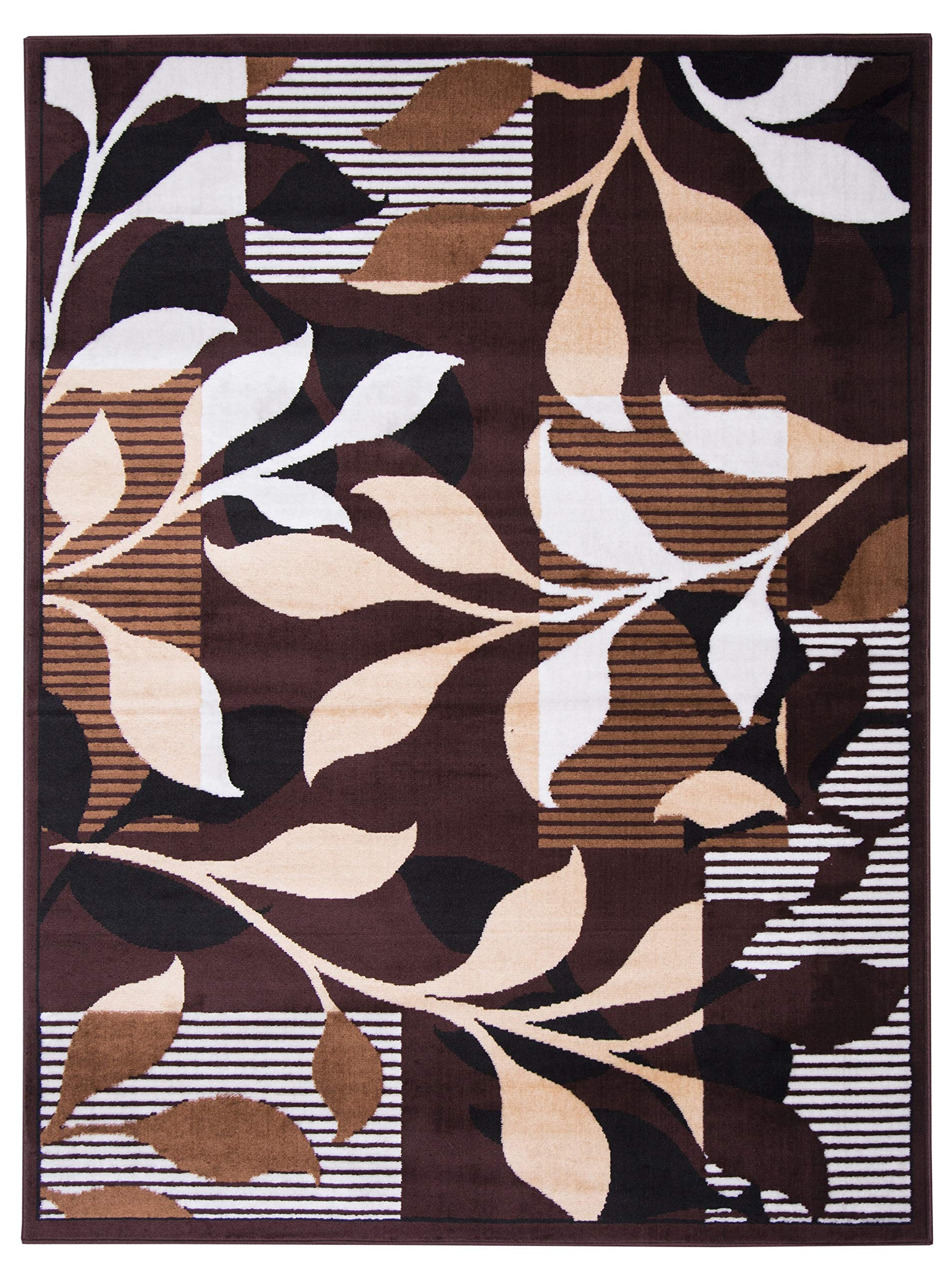 Carpet Galore Solid Modern Carpet (Brown, Polypropylene, 5 X 7 Feet)