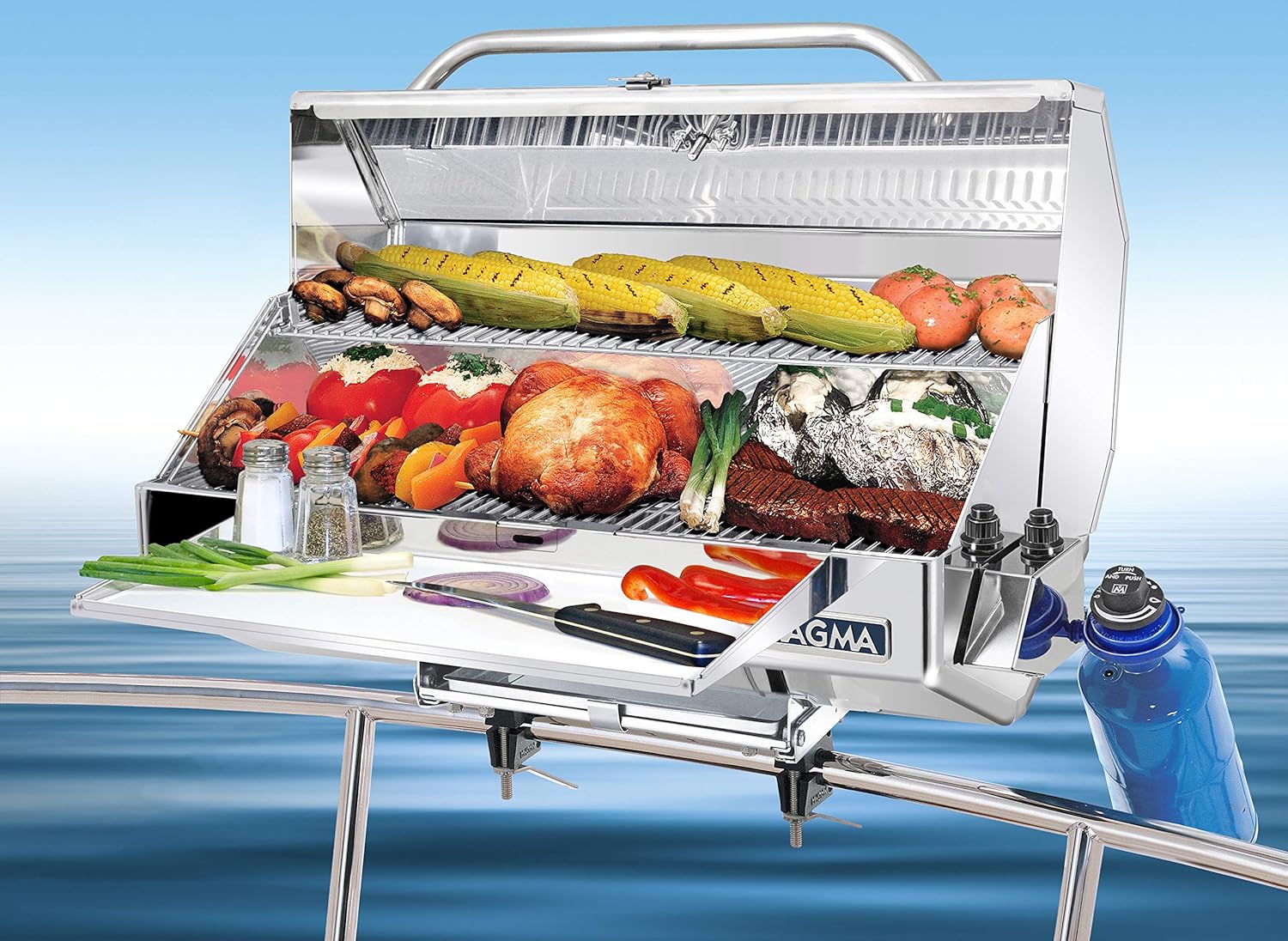 Magma Products, Monterey II Classic Gourmet Series Gas Grill, A10-1225-2, Multi, One Size