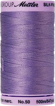 Mettler Silk-Finish Solid Cotton Thread, 547 yd/500m, English Lavender
