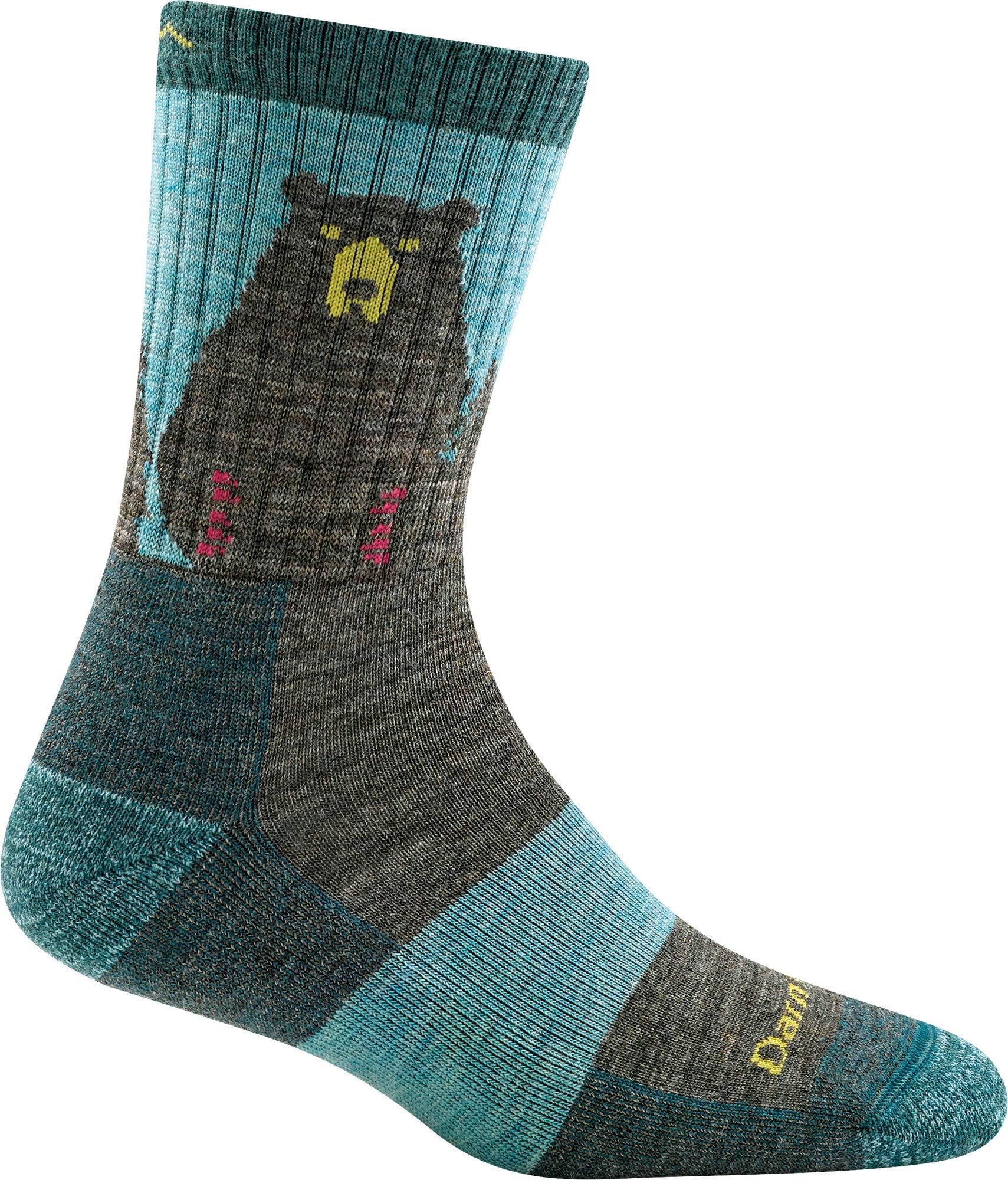 Darn Tough Women's Bear Town Micro Crew Lightweight with Cushion Sock (Style 1970) -