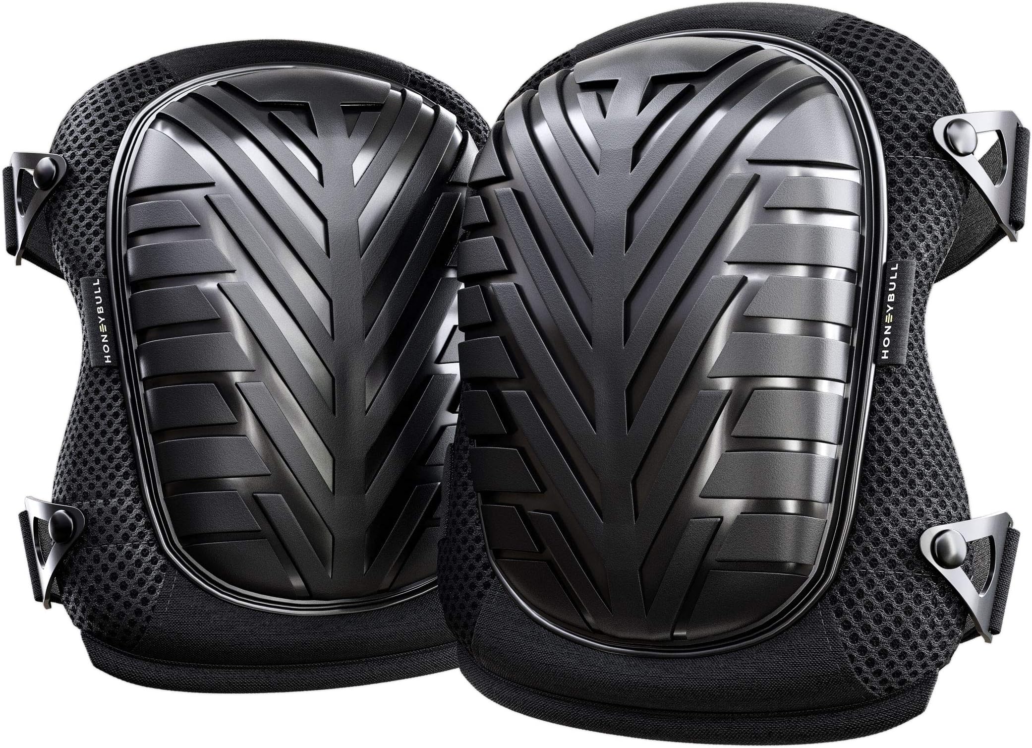 HONEYBULL Knee Pads for Work with Foam Pads - Universal Fit (1 Pair)
