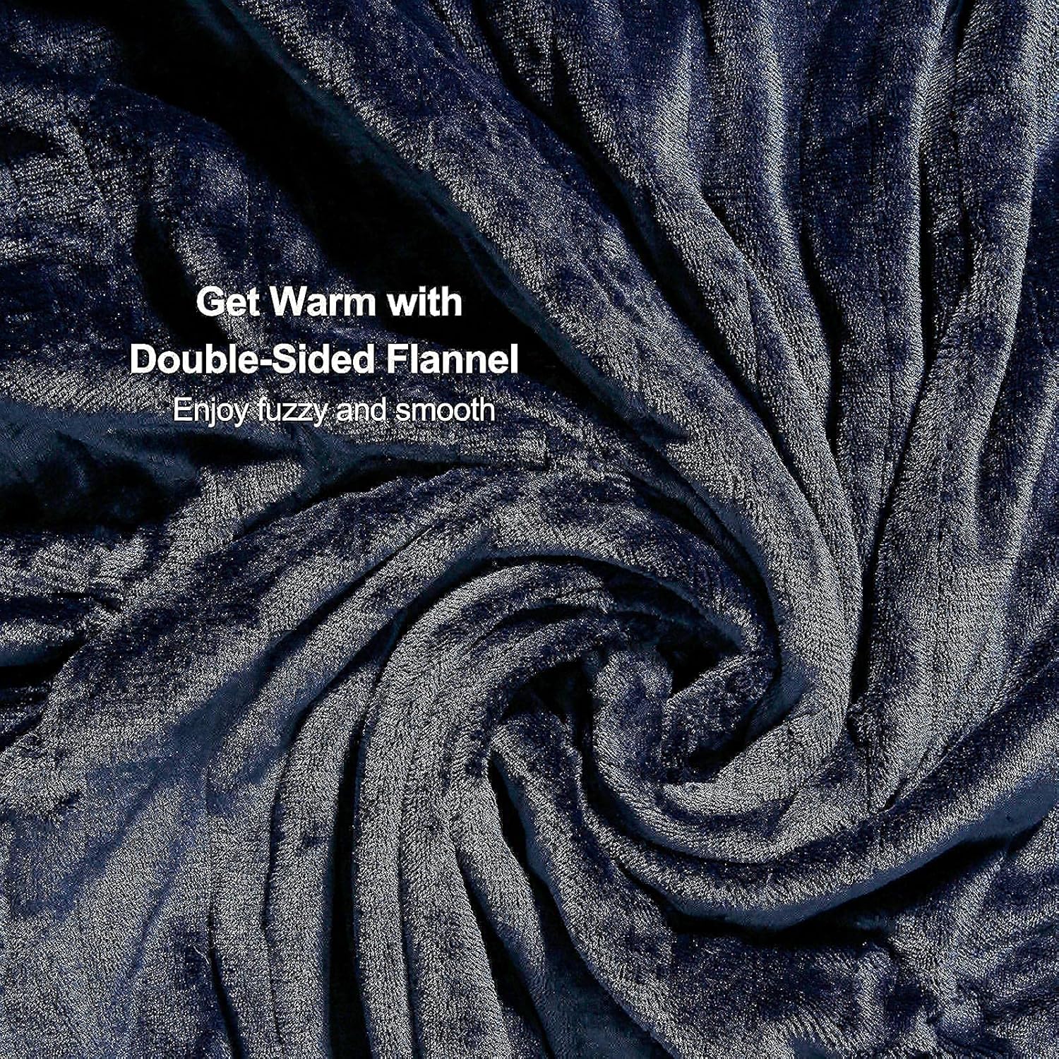 review Homde Heated Electric Throw Bundle: Blue 50”x60” Heated Throw Blanket and Brown 50”x60” Heated Throw Blanket