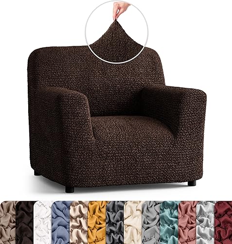 Miniatura 32 de PAULATO BY GA.I.CO. Funda elástica para sofá - Cubierta elástica para sofá - Elegante cubierta para cojines de sofá - Funda de tela de poliéster