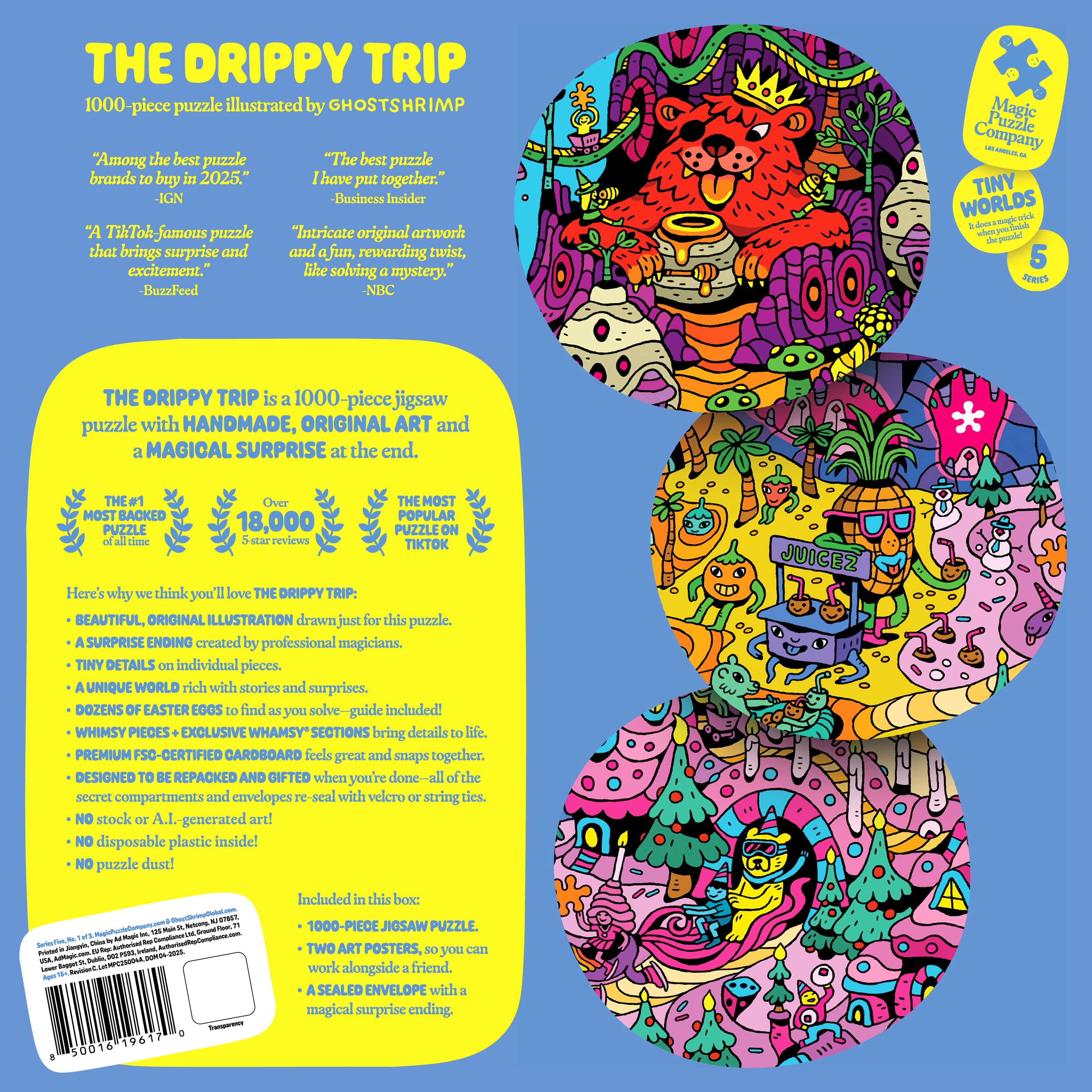 Amazon.com: The Drippy Trip • 1000-Piece Jigsaw Puzzle from The