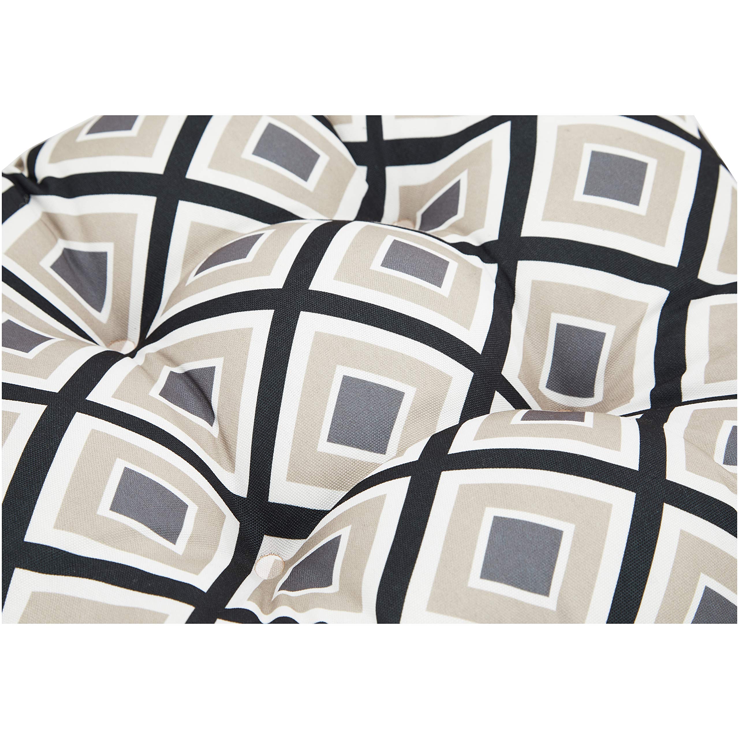 Amazon Basics Tufted Outdoor Seat Patio Cushion Pack of 2, 19 x 19 x