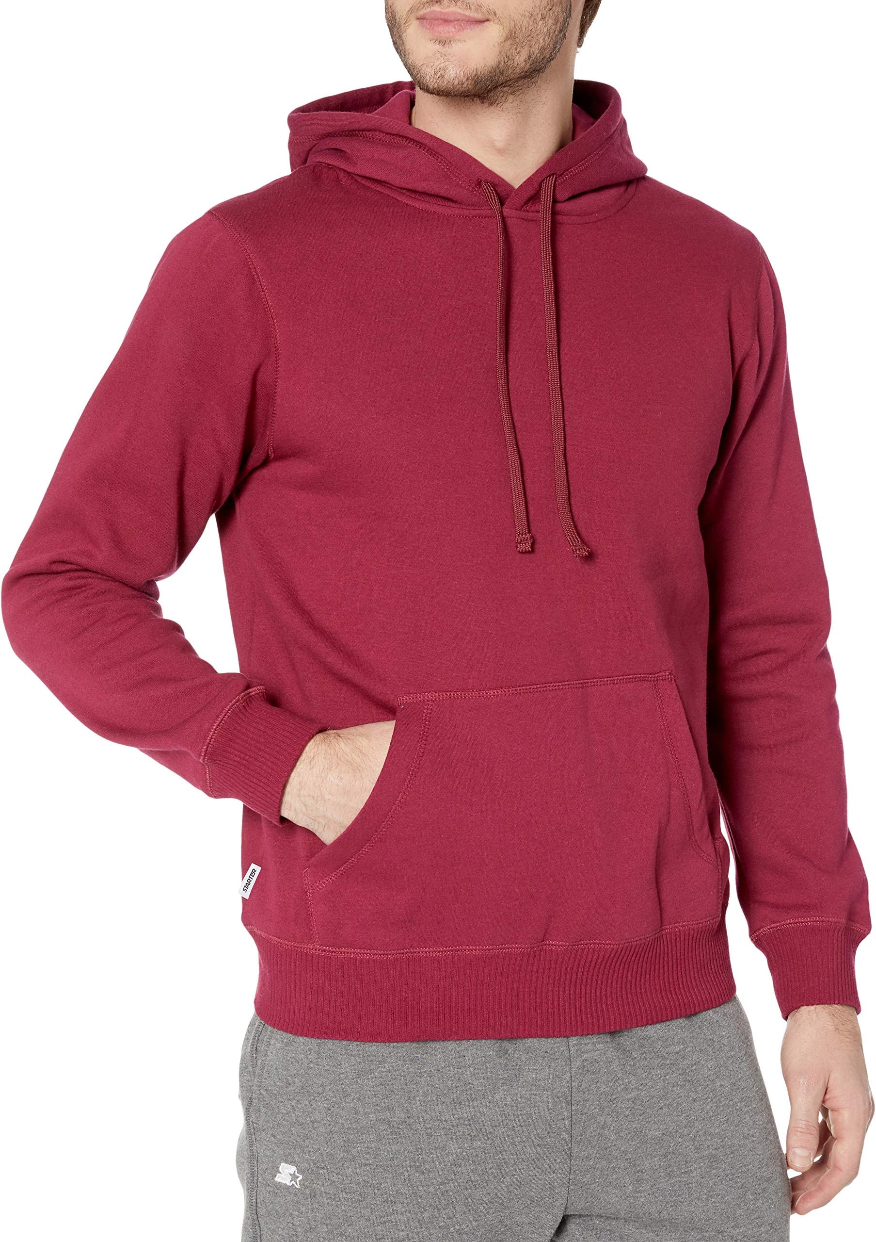 Starter Men's Solid Pullover Hoodie