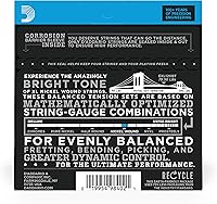 Vista 93 de D'Addario Electric Guitar Strings, XL Nickel, EXL110-10P, Regular Light Gauge 10-46, 6-String Set, Pack of 10