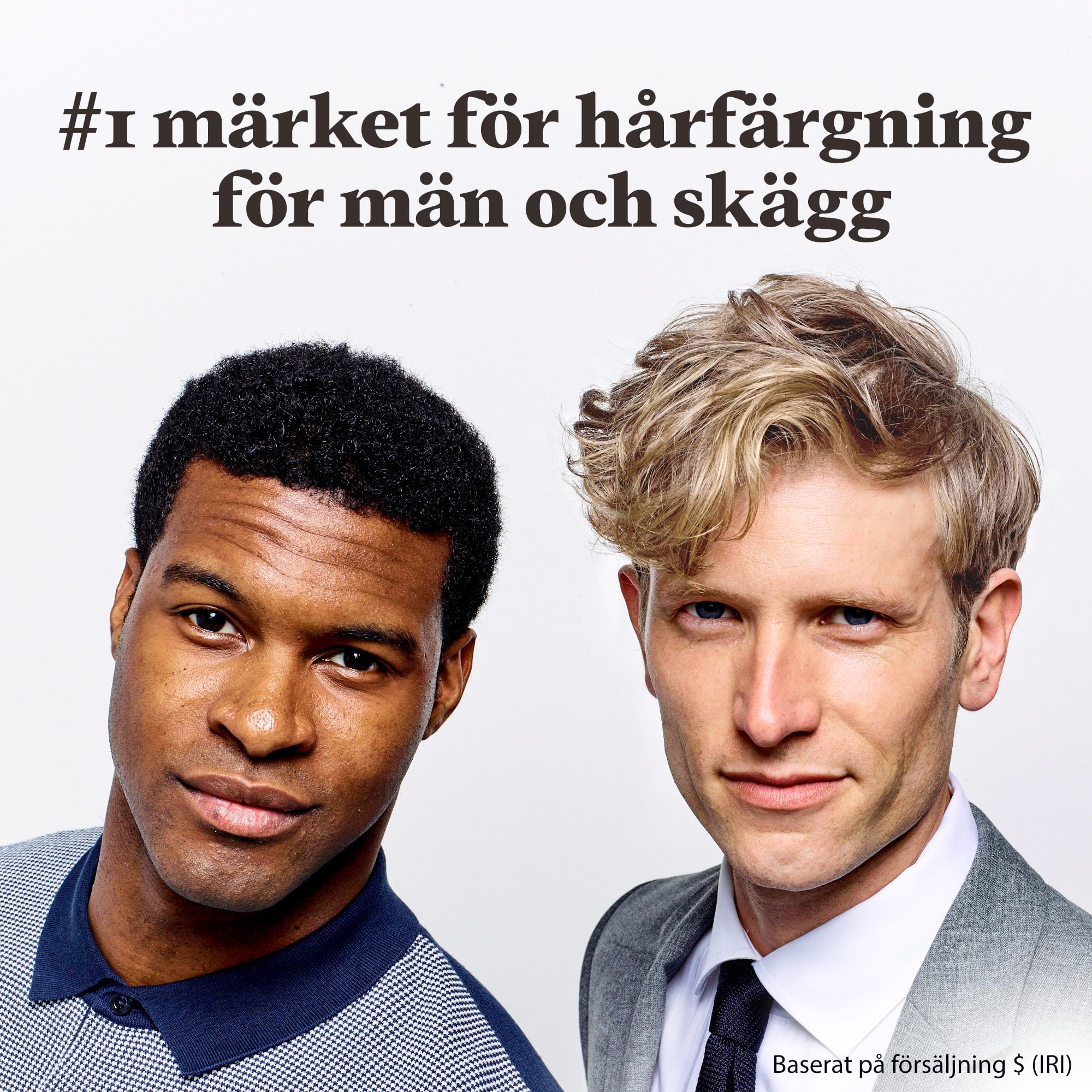 Nur For Men Original Formel Hellbraun Haarfarbe stellt die Natürliche Farbe Für Einen natürlichen Look, H25 (Packung mit 5)