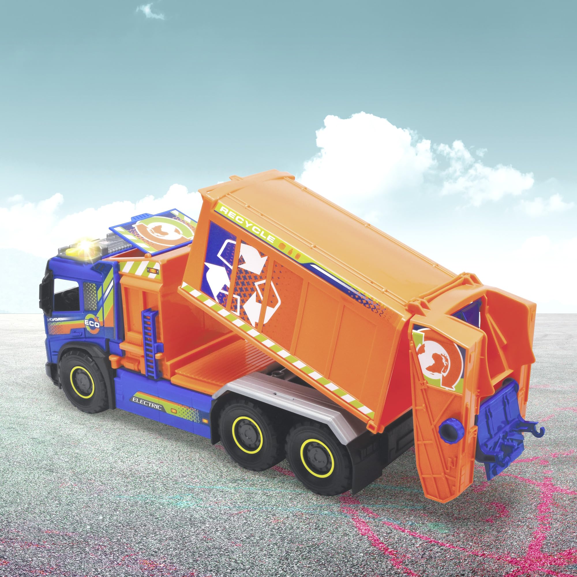 Image secondaire de Camion de Recyclage Urbain Volvo FMX 56 cm avec Lumières et Sons