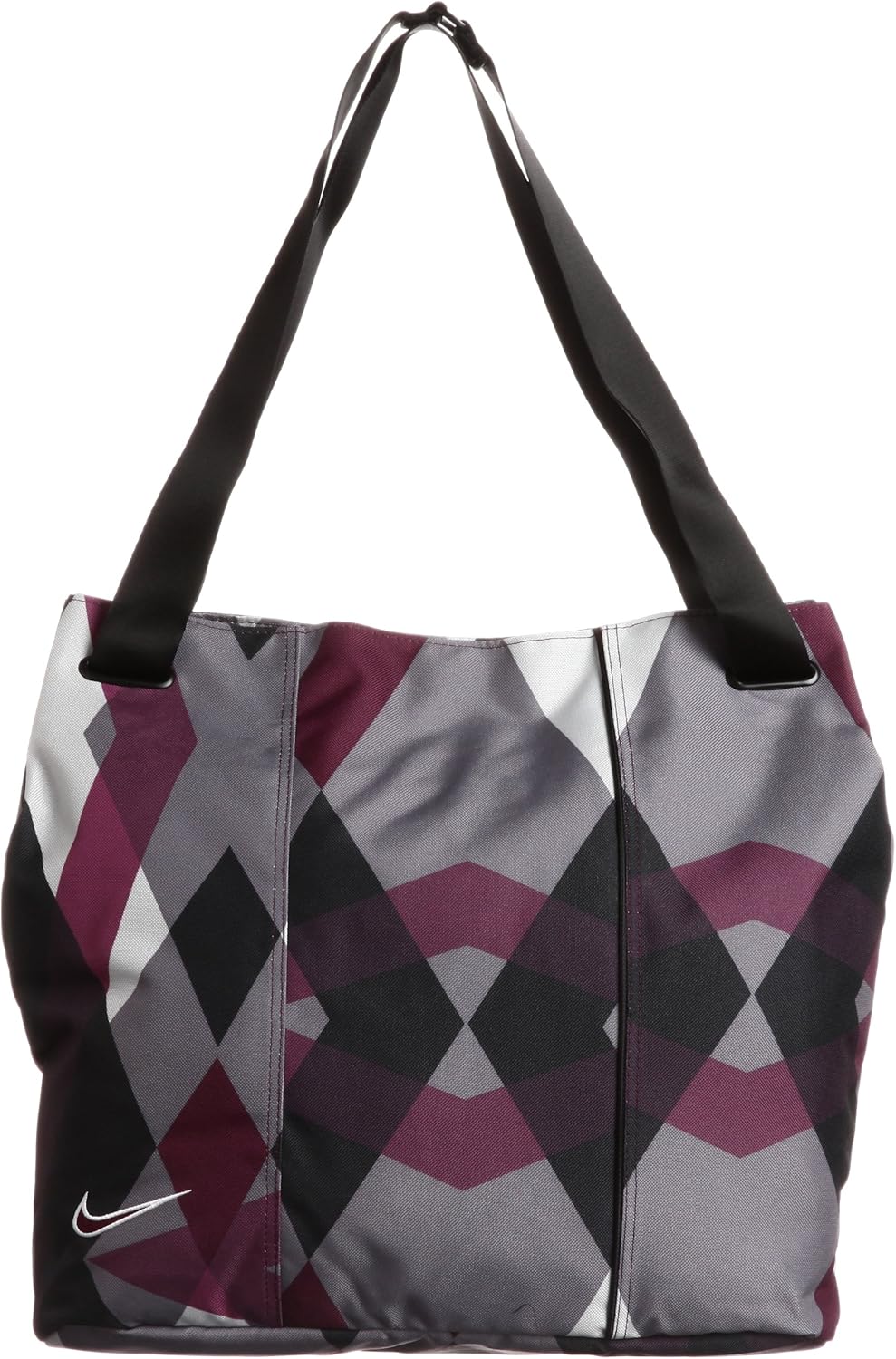 Nike Brassie Bucket Bag, Dark Grey/White Argyle Golf Handbags Sports & Outdoors