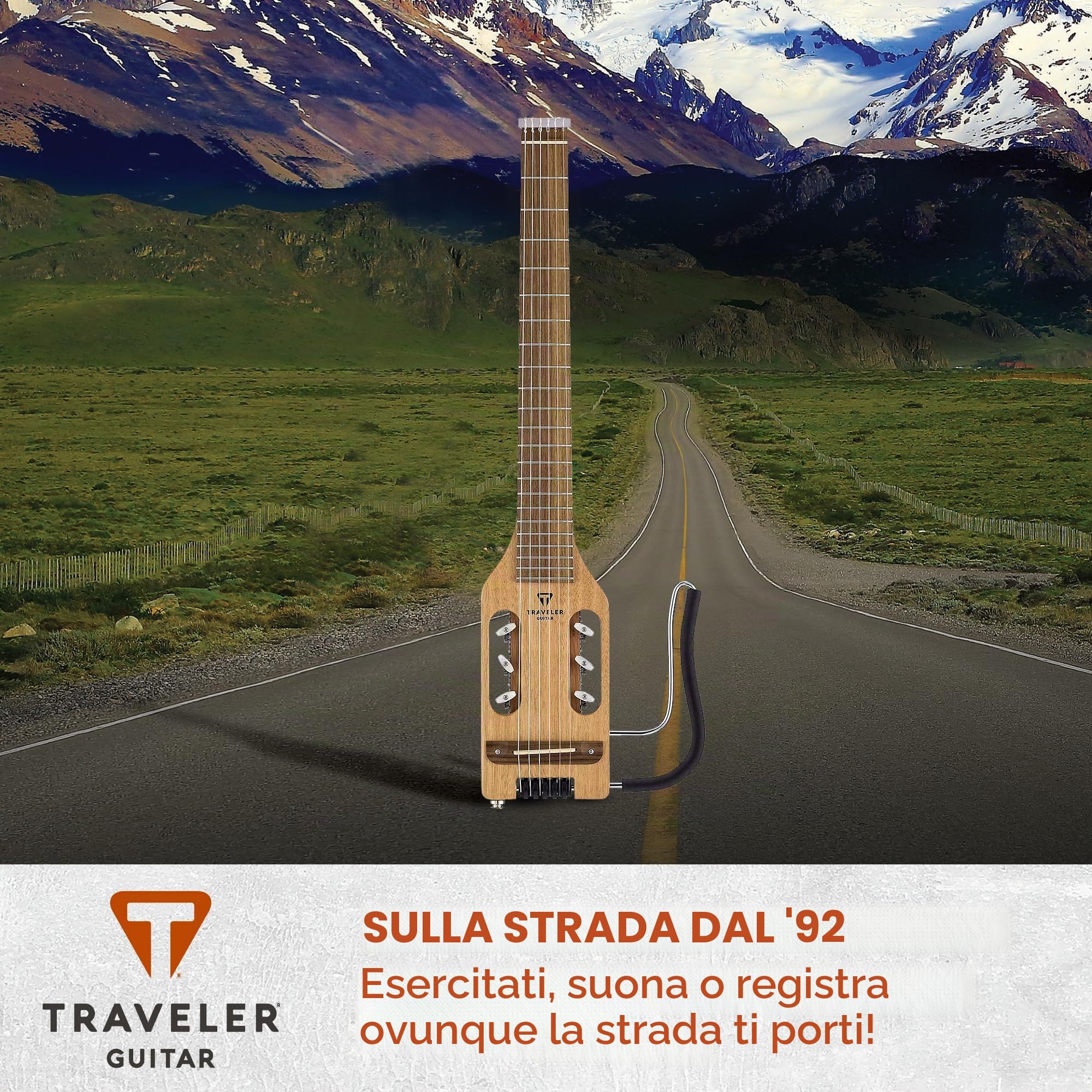 Chitarra classica Traveler Guitar Ultra-Light Nylon, mogano (ULN MHSBW)