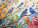 Cross & Glory - Le chant des oiseaux en fleurs - 1000 Puzzle de puzzle pour les adultes audubons Parfait pour les amateurs de nature