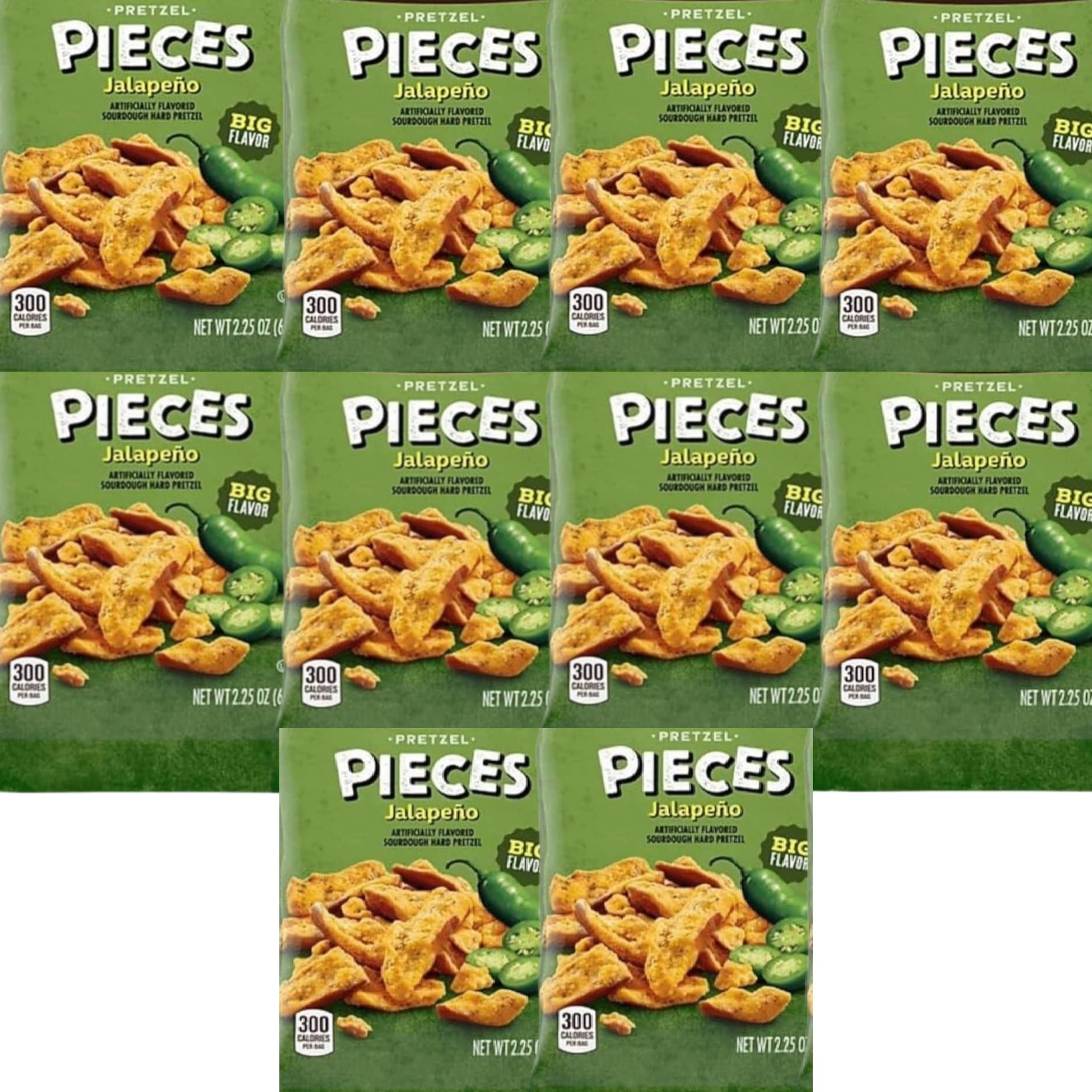 Snyder's Pretzels: Jalapeño (2.25 Ounce -10 Bag Set) 10 Pack!!!!