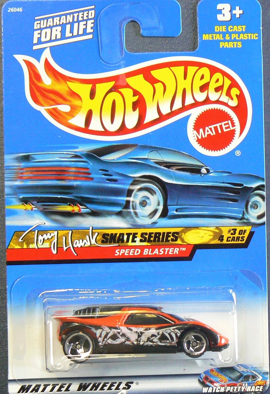 Hot Wheels Speed Blaster 2000 Tony Hawk Skate Series #3 Collector #043 1:64 Scale