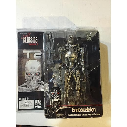 Terminator 2 - Endoskeleton T-800 - Cult Classics Series 3 - 18 cm. Action Figure