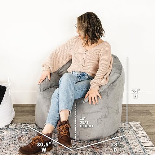 Miniatura 16 de Big Joe Milano Outdoor - Puf para exteriores, color blanco marino Cuero Montana Negro,Smartmax negro,Caribou,Carmel Montana Cuero,Blazer de