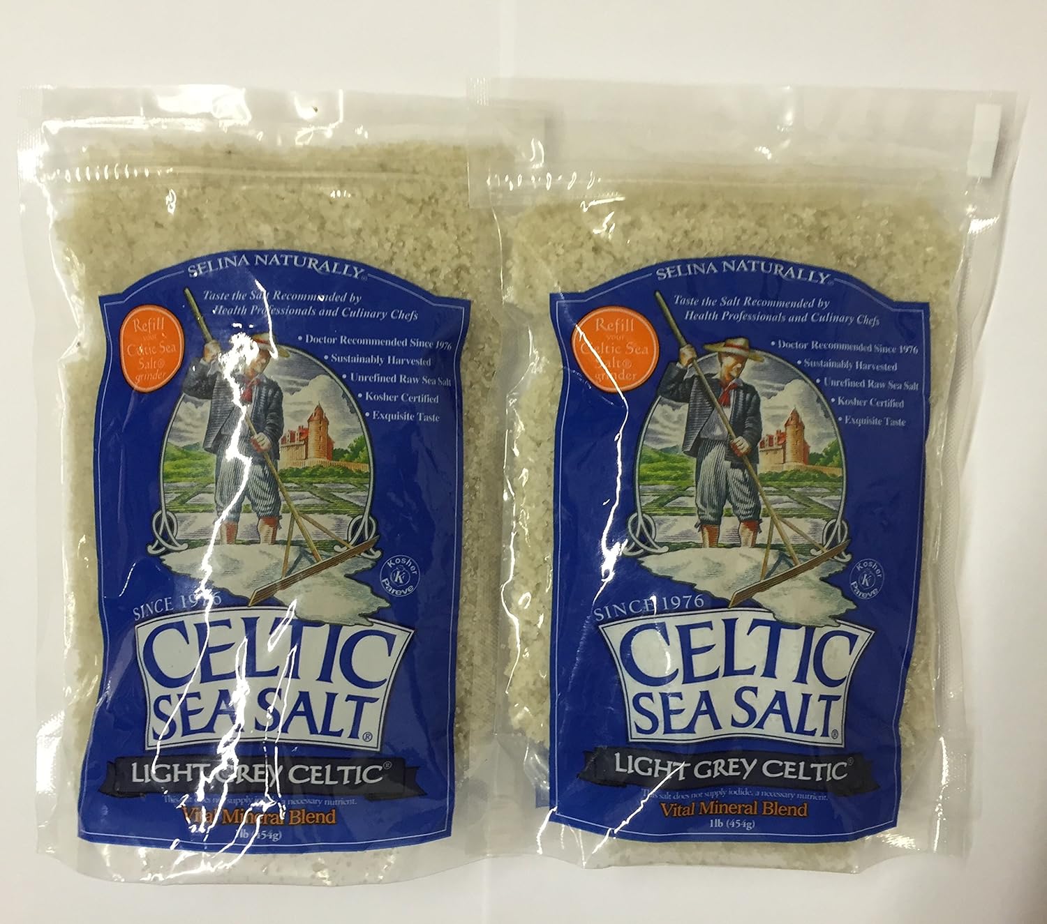 Celtic Sea Salt, Sea Salt Celtic Light Grey, 16 Ounce