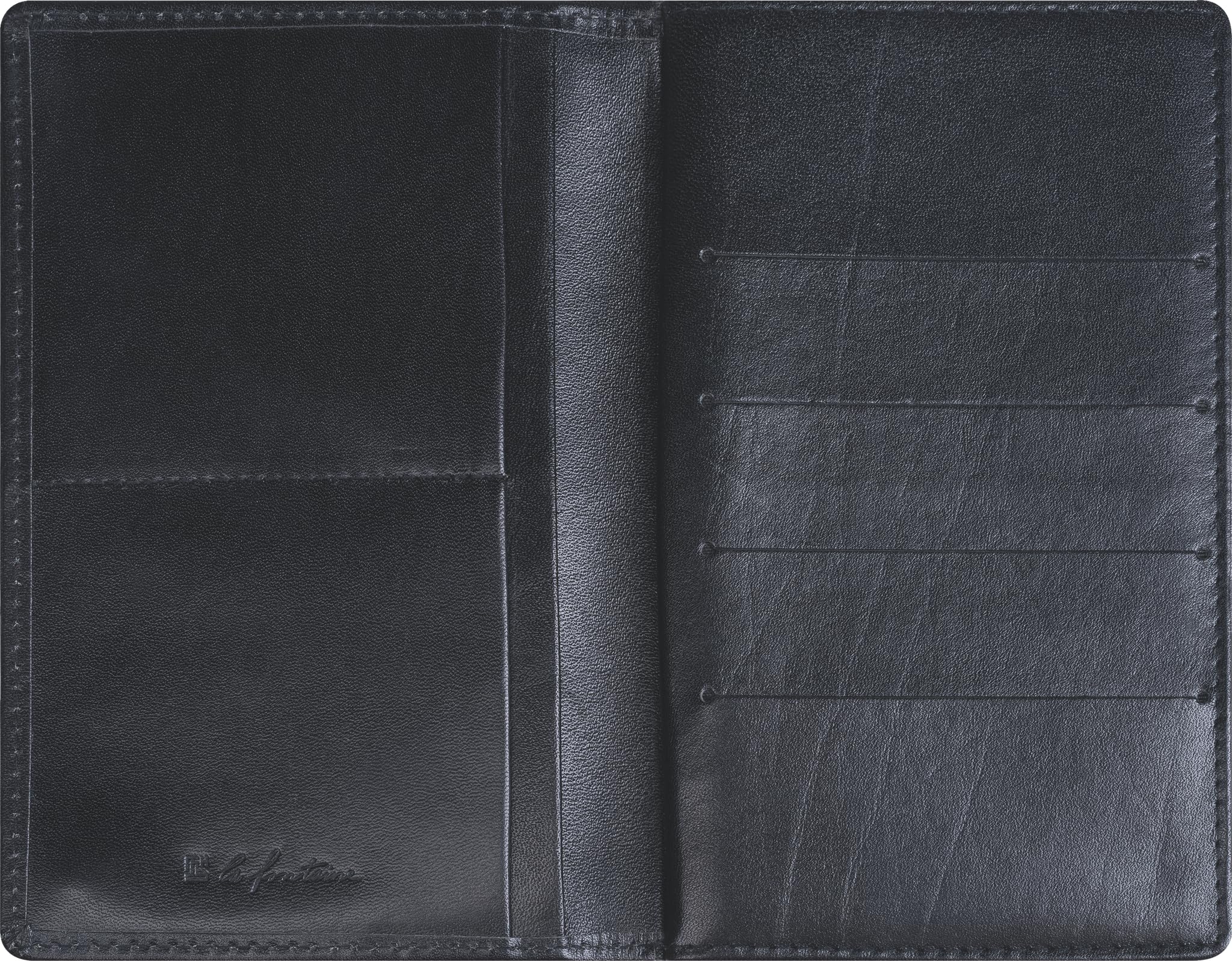 BRUNNEN Taschenkalender Mod. 746 2027 | A6, Leder, schwarz