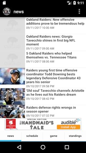 Oakland Football News